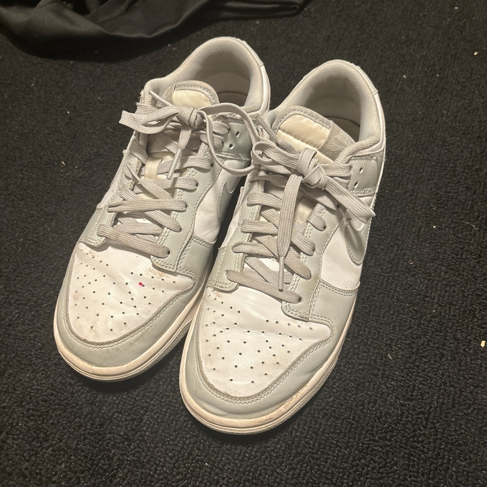 Classic Gray and White Sneakers